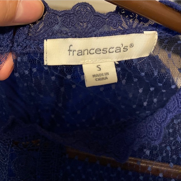 Blue Lace Dress - Picture 4 of 5